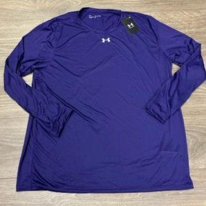 Under Armour Men's Long-Sleeve Locker Tee Shirt 2.0 NWT (Purple)